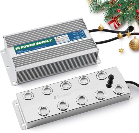 Mxmoonant Fabricante de niebla de 10 cabezales Nebulizador ultrasónico Humidificador de niebla 7L/H 400W para la conservación de alimentos de la atmósfera del festival del paisaje hidropónico
