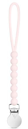 Ryan & Rose Cutie Clip Judy - Pacifier Clip Holder Silicone (Judy, Pink)