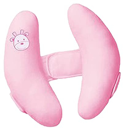 Ruankenshop Almohada Antireflujo Bebe Almohada para Bebe Almohada Anti Rollo para bebé Cuna Almohada Almohada de bebé recién Nacido Cabeza Plana La Cabeza Pink,26
