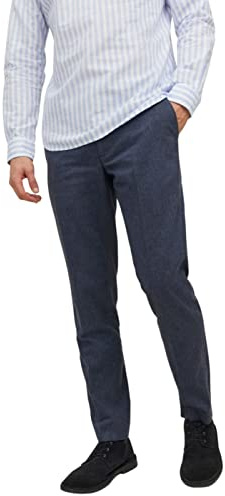 JACK & JONES herr Kostymbyxor Jprriviera Linnebyxor Slim Fit Sn