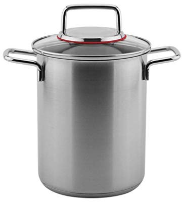 ZAANU Vegetable Asparagus Steamer Pot Set,Stainless Steel Deep Stock Pot Household Fryer With Fried Basket