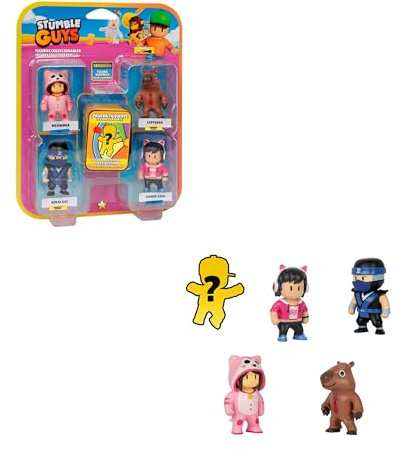 Bizak Stumble Guys Figuren, Sortiment 4, 5 Stück