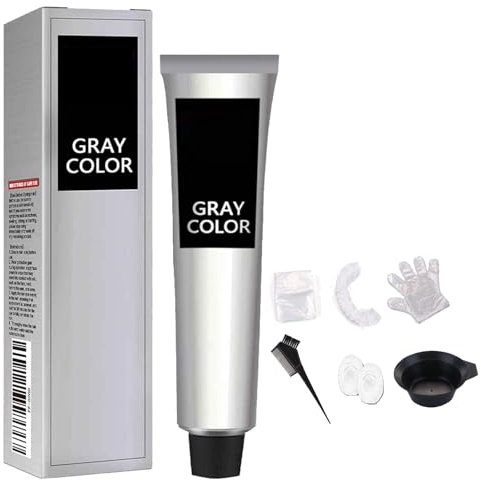 KOAHDE Crema De Tinte Para El Cabello Gris,Cera del Color del Pelo,Cera Tinte Instantáneo para Cabello,Crema de Tinte de Cabello,Teñir el Cabello Unisex