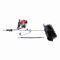 HSSMEUR 2 Tempi 2.3HP Gas Spazzatrice Portatile, 52cc Gas Power Broom Walk Behind Spazzatrice Pulizia Vialetto Strumenti