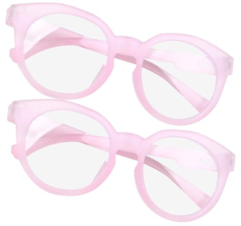 LALADEFIEE 2 Piezas Gafas Infantiles Protectoras Bloqueo Luz Azul para Ordenador y Móvil Lentes para Estudio Diseño Ligero