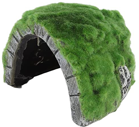 KIMISS Escondite Natural Resinoso de Primera Calidad, Escondite de Reptiles, Resina Segura para Evitar la Decoloración, Decoración del Acuario, Cueva para Acuario, Pecera, Cueva Multiusos para de