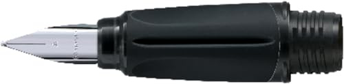 Ergonomic School Fountain Pen - STABILO EASYbuddy - Grip - Beginner pen - A Nib - black/lime