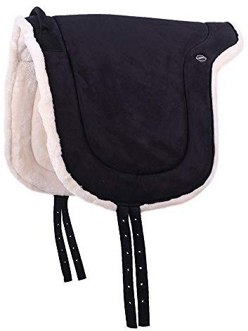 QHP Reitpad Pferd Bareback Pad 19 mm | Sicherer Halt | Komfortables Reiten | Praktische Größe