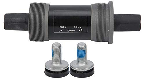 VGEBY 68mm Fahrrad Innenlager Tretlager, Vierkant Metalllager Tretlager mit Schrauben 113mm / 120mm / 126mm für Mountainbike