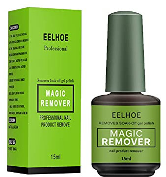 LICHENGTAI Remover Solvente per Smalto Semipermanente, Magic Gel Nail Polish Remover, Magic Soak off Gel Nail Polish Remover, Non c'è Bisogno di Pellicola, Ammollo O Avvolgimento, Non Irritante
