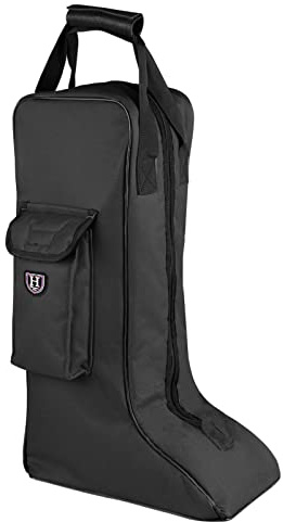 Harrison Howard Tall Boot Carry Bag Protect Rider Boots for Shows Competition Travel Long-lasting Boot Bag Black