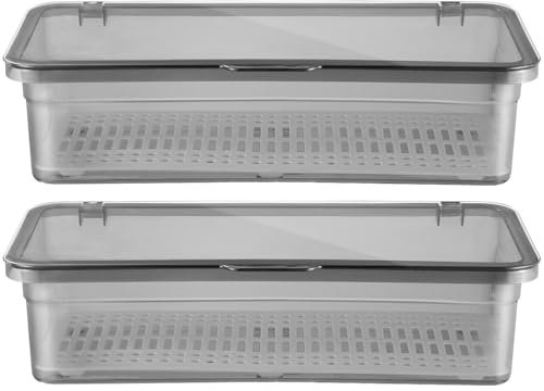 2 Stück Schwarze Essstäbchenhalter Und Aufbewahrungsbox - Hygienisch Praktisch Und Platzsparend Für Küche Und Esszimmer