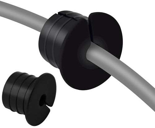 Starlink - Kit de enrutamiento de cables para agujero de pared de 1 pulgada, accesorios Starlink, paso de pared de cable de silicona, ojales de pared antideslizantes Starlink para cables, paquete de 2