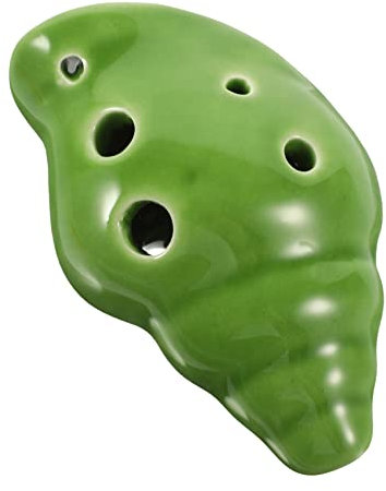 TOYANDONA Keramik-okarina Conch-design Leicht Zu Halten Und Blasen Gute Klangqualität Feine Verarbeitung Glatte Oberfläche Zuverlässig Und Praktisch Für Anfänger Und Musikliebhaber