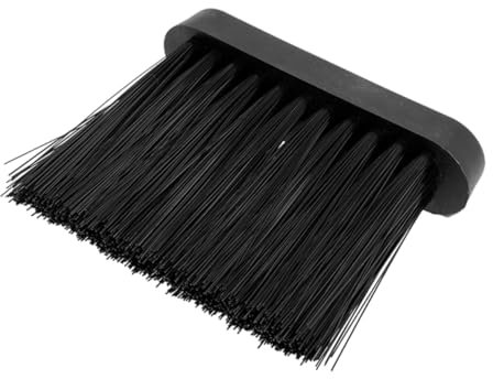 Cabilock Fireplace Cleaning Brush for Ash Cleaning Chimney Brush Replacement Head Handheld Sweeping Tool Soft Bristles for European Style Villas and Log Burner Accessories