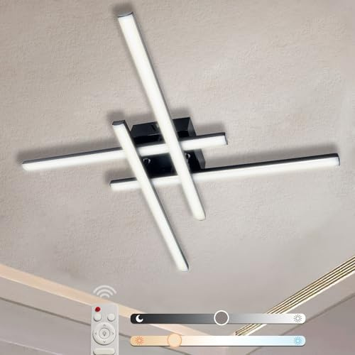Sweier Lámpara de Techo LED Regulable con Control Remoto, 28W 2800W Lamparas de Techo Salon，Lámpara Techo Moderna para Cocina Dormitorio Pasillo