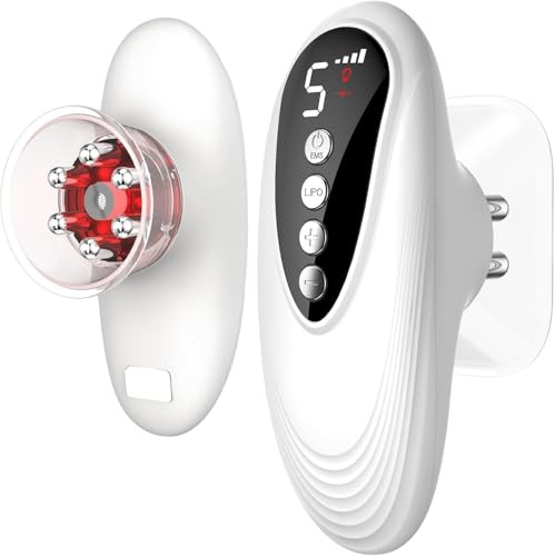 Massage par ventouses 3 en 1 EMS et lumière rouge