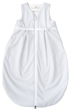 Tavolinchen - Sacco nanna estivo in spugna BoludaStrifen con pieghe, grigio., 130 mm
