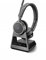 Plantronics – Voyager 4220 Office Headset (Poly) – Stereo Bluetooth-Kopfhörer mit Bügel-Mikrofon, Noise-Cancelling & Station USB-C – Anschluss an PC, Mac, Mobil-/Festnetztelefon, Teams (zertifiziert)