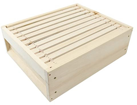 Zander Flachzarge nach Dr. Liebig für 10x Rähmchen Zarge Beute Imkerei Bienen, Inkl. Rähmchen