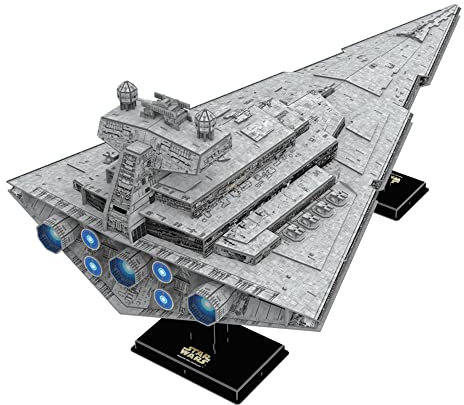 University Games Star Wars Imperial Star Destroyer Model Kit, Grey