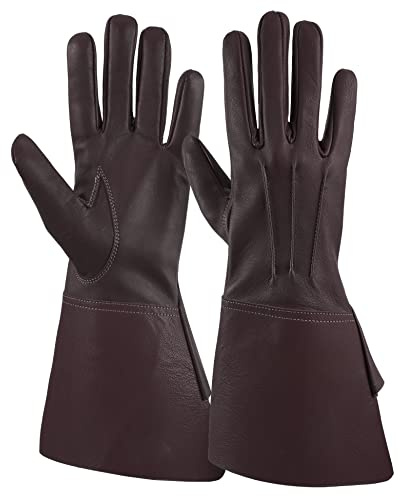 Men's Long Cuff Gauntlets Gloves Piper Drummer Band Gloves