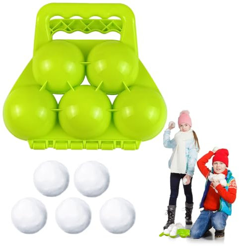 Darryy Schneeballzange und Schneeformen, Schneeball Former, Schneeball Maker, Snowball Maker - Das perfekte Spielzeug für den Schnee und den Strand! (Grün)