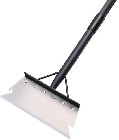 Pragmatist Garden Shovel, Ice Scraper, Multifunctional Cleaning Shovel with 59 Adjustable Handle Heavy Duty Garden Tool for Lawn Edging, Scraping, Weed and Ice Removal