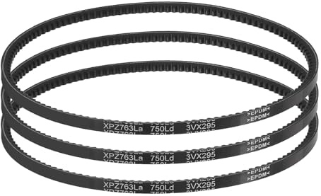 QUARKZMAN 3 Stück XPZ750 EPDM Keilriemen 10 x 750, Förderbänder aus Gummi für Automotor, Industrielle Ausrüstung, Mechanismus