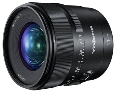 YONGNUO YN11MM F1.8S for Sony, 11mm F1.8 Large Aperture Fixed Prime Lens, Auto Focus APS-C Frame, Ultra Wide Angle Lens for Sony E Mount Mirrorless Cameras
