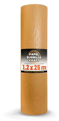 Rollo Papel Burbuja Kraft | 120 cm x 25 metros
