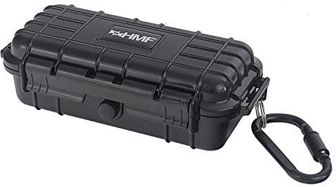 HMF ODK500 Outdoor-Koffer klein, wasserdichte Box für Boot und Freizeit | 19,8 x 9,6 x 6,3 cm