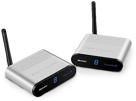 SATMW AV540 5.8G Wireless AV Trasmettitore Ricevitore Audio Video TV Ricevitore Segnale AV con IR Romote 400M /1330FT