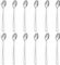 BEWOS Latte Spoons Set of 12, 7.8 Inches (19.7 Cm) Long Handled Teaspoons Made of Stainless Steel, Easy Clean Teaspoons, Mirror Polished, Dishwasher Safe
