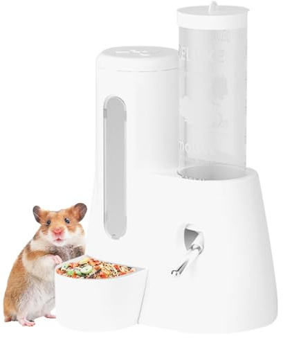Rabbits Water Bottle | Bunny Feeder and Water Bottle - Leak-Proof Small Animal Drinking Feeding Accessories for Hedgehog Mice Bunny