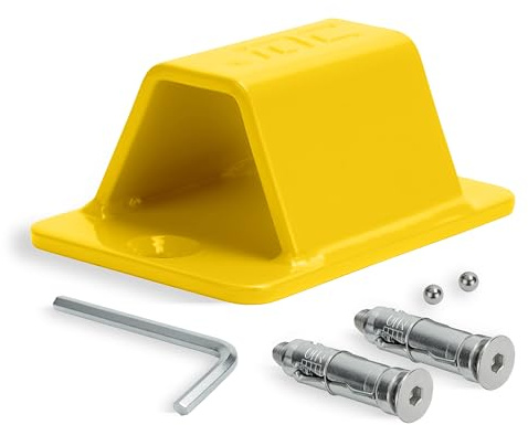 JDC Dispositivo Di Ancoraggio Moto In Acciaio Temprato - Sphere - Giallo