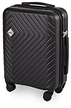Compactor Cosmos Valise Hybride - Petit Format, Noire, avec Sac de Compression, Pompe Manuelle, et Balance - Économie d'Espace - 40x20x55 cm