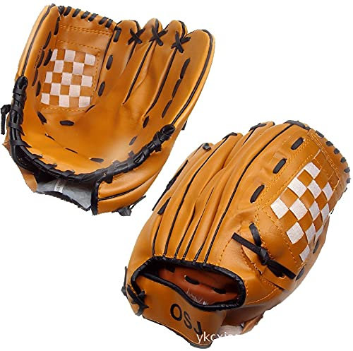 RETHPA Baseball Handschuhe,Softball Handschuh Kinder und Erwachsener dickerer Pitcher Baseballhandschuhe Softballhandschuhe (Size : 10.5 Inches)