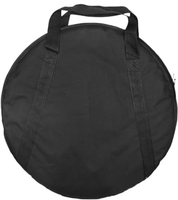 Luwecf Bolsa para Platillos con Divisores Acolchados Y Asa de Transporte, Bolsa de Almacenamiento Redonda
