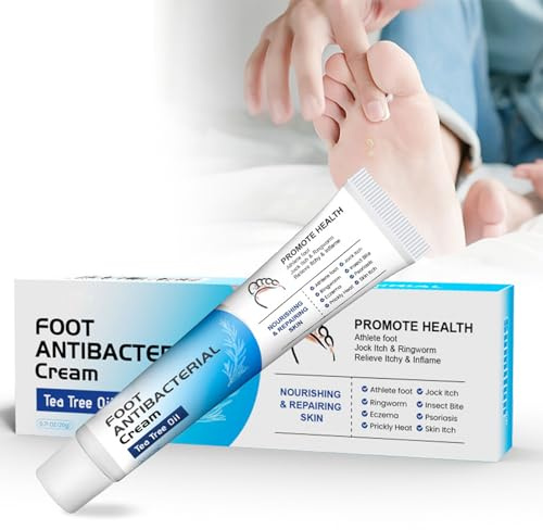 Crema Antimicotica Per Piedi,Crema Per Cura Dei Piedi,Tea Tree Oil Foot Cream,Comfort,Protezione E Igiene Quotidiana
