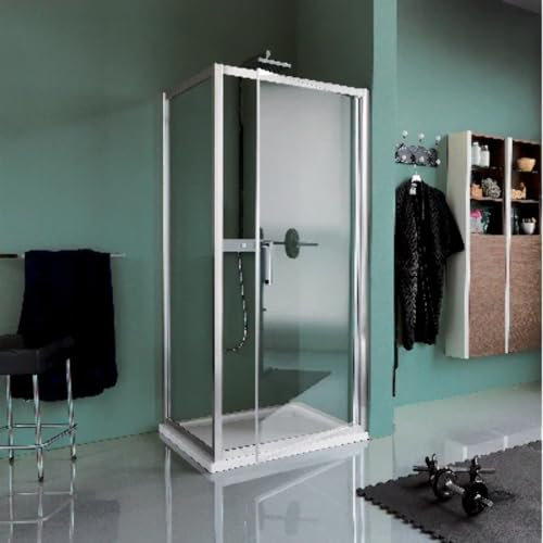 Porte douche à une porte battante cristal 6 mm CEE ART 77-81 cm / ouverture 65 cm