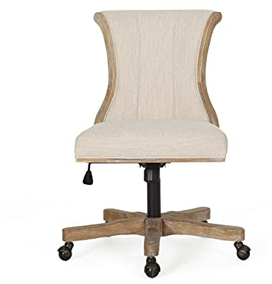 Christopher Knight Home Coulee Office Chair, Beige + Natural