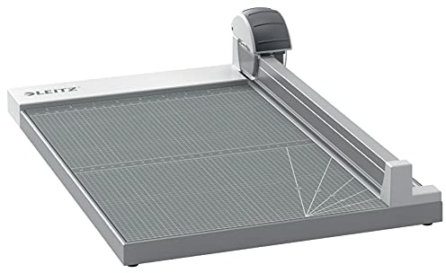 Leitz Precision Taglierina da Ufficio per Taglio Dritto, Ondulato e Rotante Perforante, Guida di Allineamento, taglia fino a 15 fogli di carta da 80 g/mq in formato A4+, lunghezza di taglio 381 mm