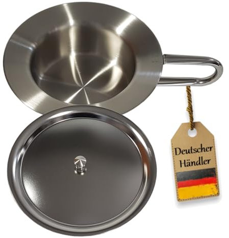 FabaCare Bettpfanne, Stechbecken, Stechpfanne, Toilettentopf, Zimmertopf, Mobile Toilette, Mobiles WC, Nachttopf, Töpfchen, Medizinische Pflege-Bettpfanne für Erwachsene aus Edelstahl