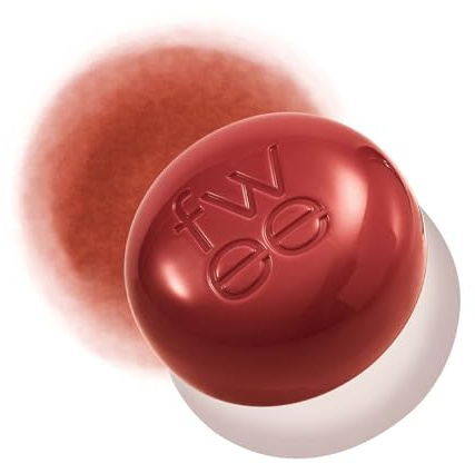 fwee Blurry Pudding Pot | Airbrushed Blush & Lip, Buildable Pigment, Long-lasting, Lightweight, Easy to Blend, Natural Soft Matte Finish - Lyrics (Rose Brown) | 0.17 oz