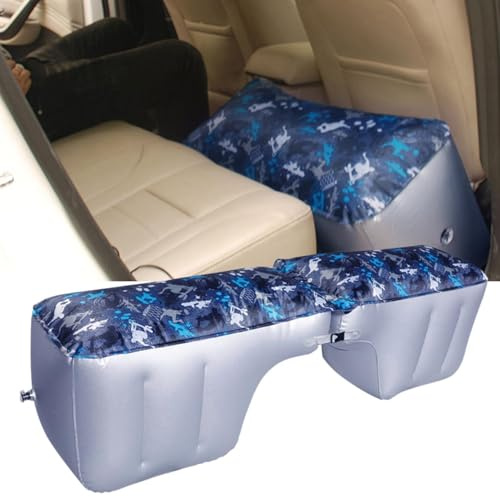Generisch Matelas de voiture | Matelas gonflable de voiture | Lit de voiture pour siège arrière | Matelas de voyage pour voiture universelle SUV Camping