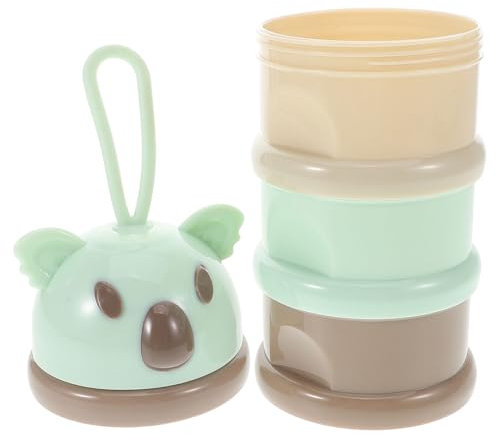 ifundom 3couche Boîte à Collation Pour Lait Poudre Distributeur Anti-fuites Compact Pour Voyages Et Stockage De Nourriture Pour Tout-petits