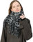 LAOYEFACAI Schal Damen Winter Schal Leopardenmuster Stola Damen Warm Schals & Tücher für DamenGeschenke für Frauen Leichtes großes Tuch mit kurzen Fransen (Grau)