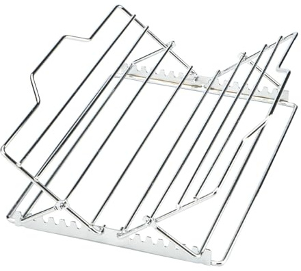 Rejilla De Asado De Pollo - Rejilla De Asado Para | Soporte De Carne Grande | Soporte De Aves De Coral Ajustable | Bandeja De Ajustable En Forma De V | Soportes De Cocina Para Gadgets De
