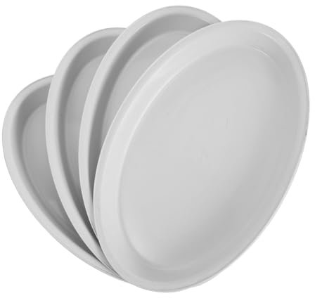 KONTONTY 4piezas Tapete para Macetas Bandeja Ovalada De Plástico para Plantas Bandejas De Goteo para Macetas De Jardín Plato para De Bonsái para De Jardinería